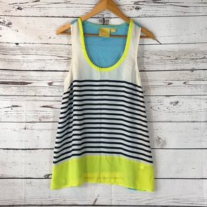 Anthropologie Maeve size Large Striped Tank